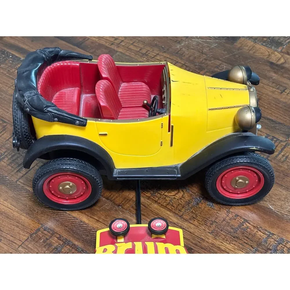 Vintage Radio Shack Brum Convertible Car Roadster Jalopy With Remote